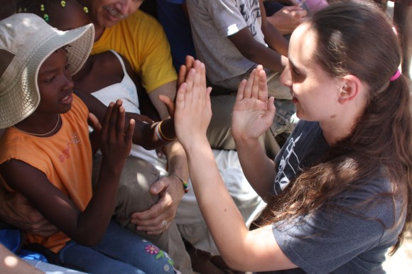 ...and play clapping games.