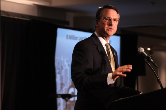 Gene Crume, president of Judson University, shared about a partnership between IBSA and the school that will bring students to the campus this summer for a "Go Week" focused on missions.