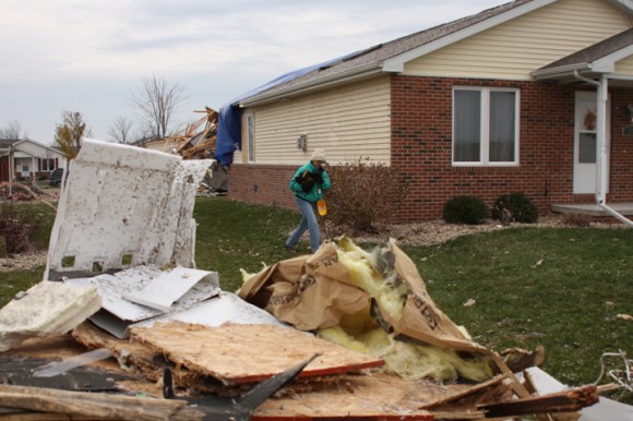 This is only the second callout for Disaster Relief volunteer Johnna Howard.