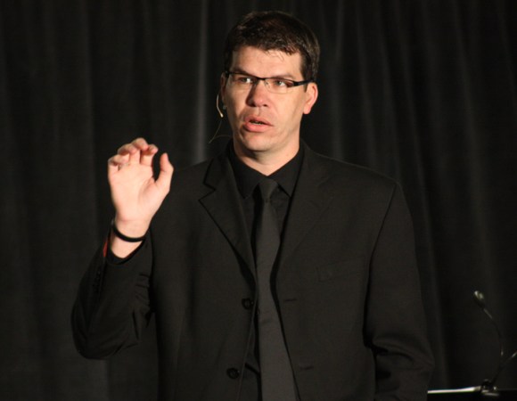 LifeWay Research's Micah Fries preached on leading in the current cultural context. "For far too long we have been trying to position ourselves as counter to society, but have have not been counter to society by the way we live, but by the strange music we listen to and the odd T-shirts we wear."