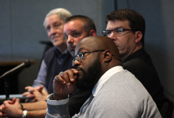 Eric Mason, Micah Fries, Tim Cotler and Chuck Kelley discussed what Mason called the biggest issue pressing in on our culture - fatherlessness.