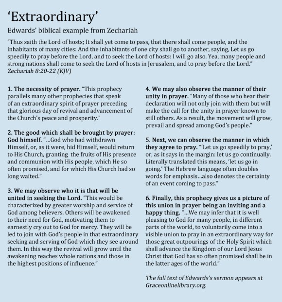 Extraordinary prayer sidebar