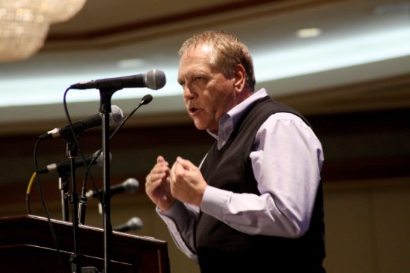 Larry Thompson, pastor of First Baptist Church in Ft. Lauderdale, Fla., is preaching at the IBSA Pastors' Conference on the "seismic" spiritual shift described in Acts 10. Follow the Pastors' Conference at Facebook.com/IllinoisBaptist.