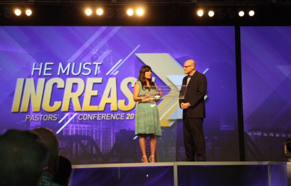 In the first prison where her husband was held, said Naghmeh Abedini (left), so many people were coming to faith in Christ that they had to exile him.