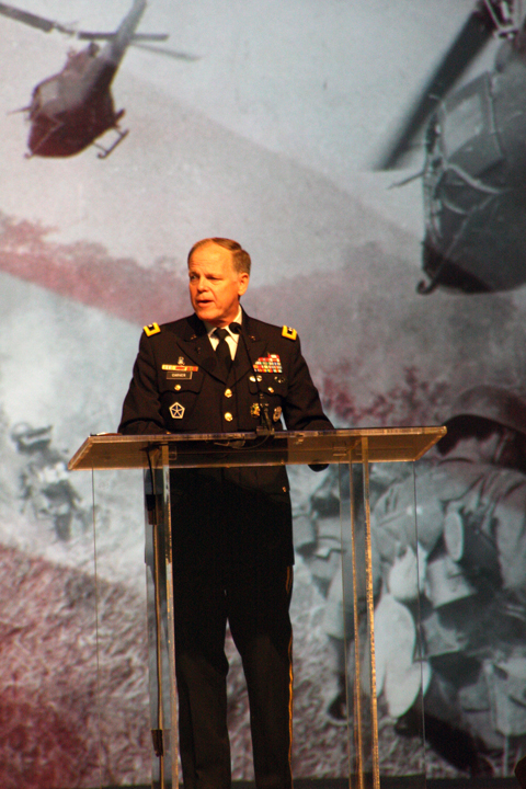 Douglas Carver, the North American Mission Board's executive director of chaplaincy, remembers veterans of the Vietnam War during a 50th anniversary tribute.