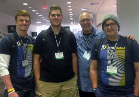 Brandon McNeely, Sean Morecraft, Phil Nelson, and Dalton Sharro