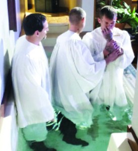 Stevens baptism by Sexton and Easter